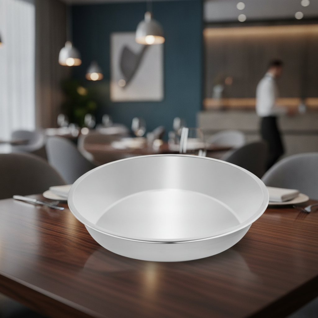 Stainless Steel Seafood Platter 220mm for Impressive Presentations