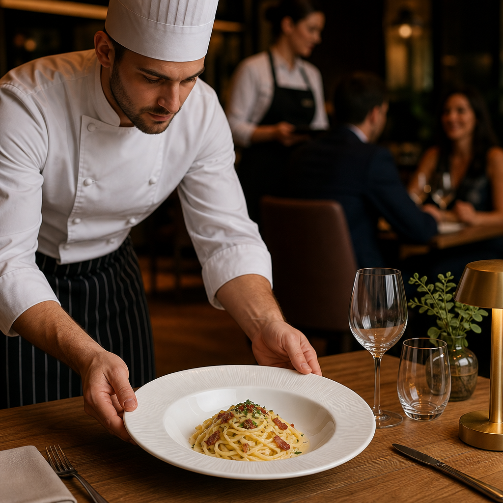 Pasta Plates 335mm Porcelain for Dining Experiences (Pack of 12)