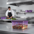 Polypropylene 1/2 Gastronorm Food Container 10L for Allergen Management
