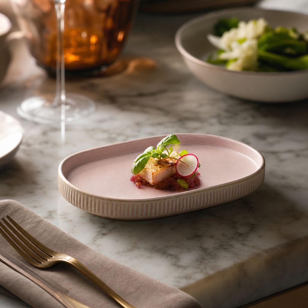 Oval Plates 110mm Stoneware for Modern Dining Spaces (Pack of 6)