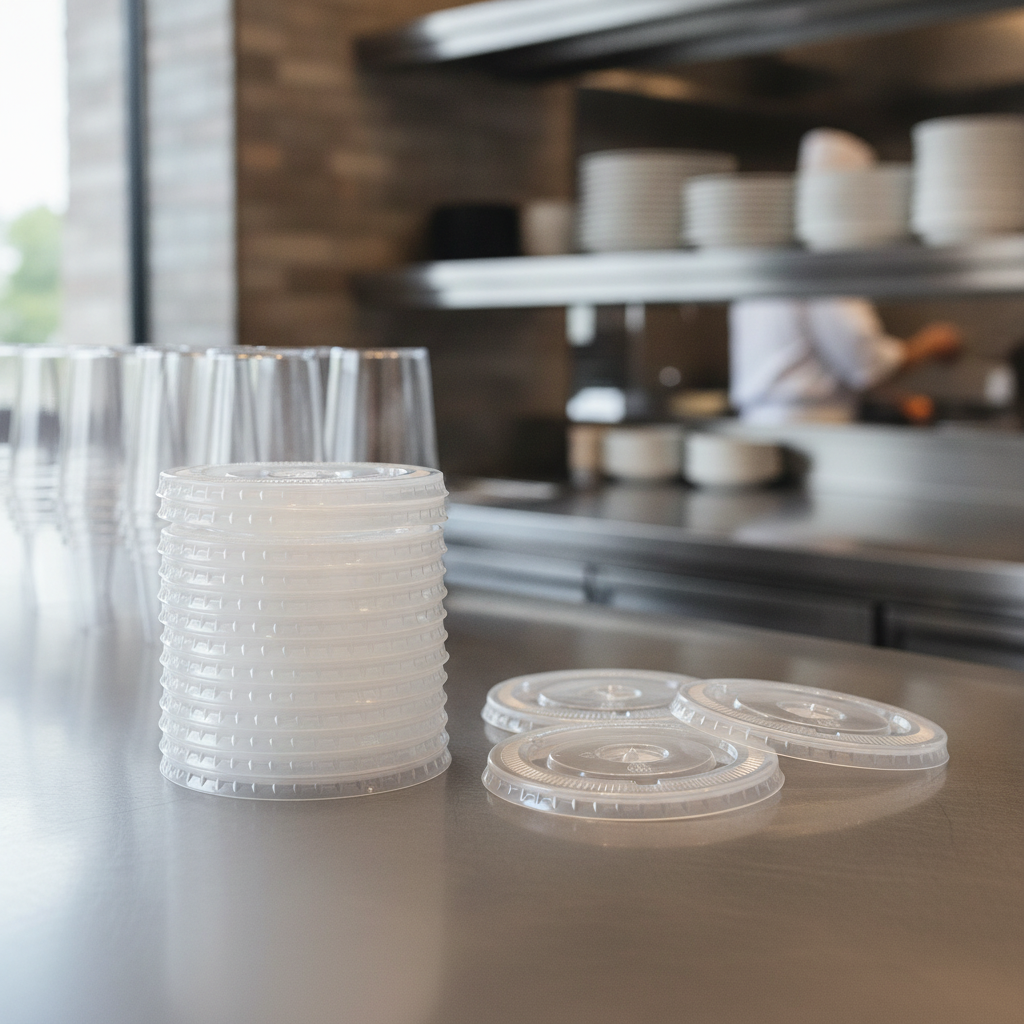 Clear rPET Flat Lids for 12-20oz Cups for Soft Drinks (Pack of 400)
