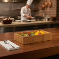 Wooden Rectangular Box 210mm for Food Presentation