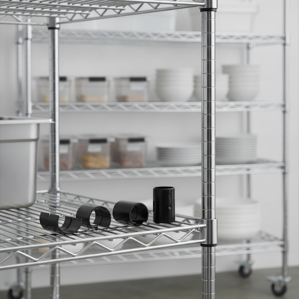 Plastic Shelf Clips for Modular Storage Solutions (Sold Individually)