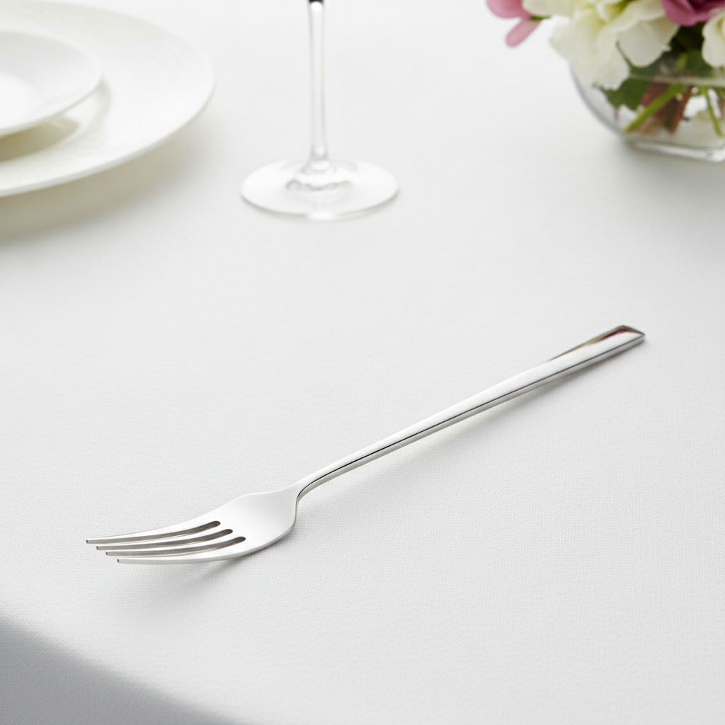 18/10 Stainless Steel Dessert Forks for Elegant Dining (Pack of 12)