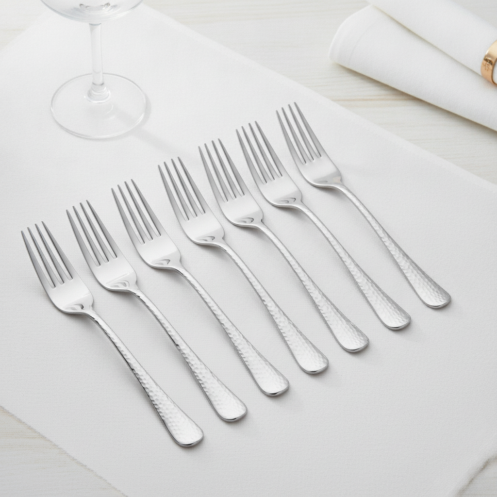 18/10 Stainless Steel Dessert Fork 182mm for Coastal Dining (Pack of 12)