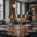 Aluminium Gold Cordless LED Table Lamp 320mm for Indoor & Outdoor Use (Pack of 6)